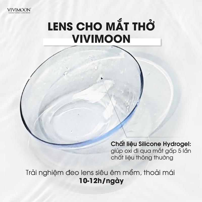 Product Introduction of Kính áp tròng Jupiter Gray lens khóa ẩm cận VIVIMOON màu xám pha ánh vàng 6 tháng (Giá 01 đôi) 4
