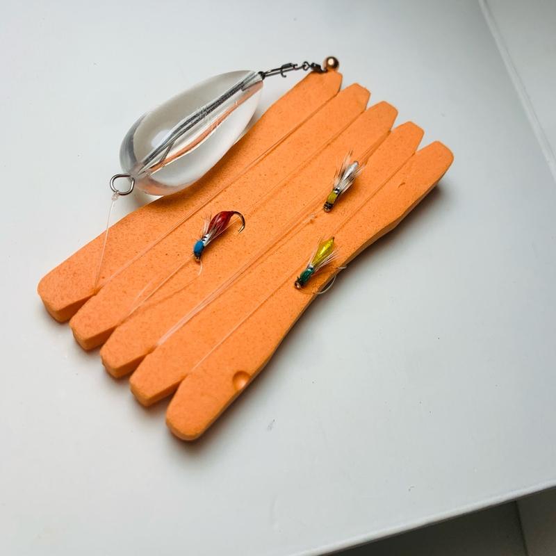 Thẻo bọ câu cá mương lure suối, mồi giả,mồi fly câu lure Thẻo câu cá mương (lure cá sông Suối) 3