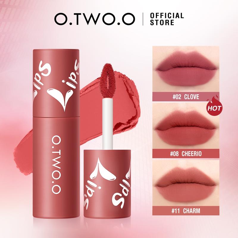 Product Introduction of O.Hai, dịch theo tênSon Kem Lì Nhung & Bùn Má, Đất Sét Sử Dụng Kép, Sắc Tố Cao, Lâu Trôi, Không Khô, Che Đường Viền, 12 Màu, O Mỹ Phẩm Cosmetic Nữ Women Son Môi Trang Điểm 19