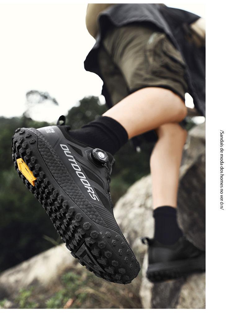 Product Introduction of Foreign Trade Brand Broken Size Men's Shoes New Breathable Outdoor Climbing Boots Hiking Shoes Men's Height Increasing Sports Casual Shoes Men 12