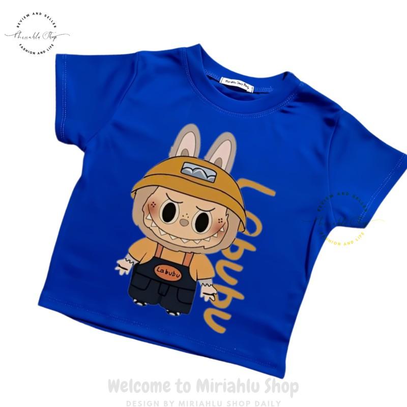 Product Introduction of Áo Thun Nữ Croptop Borip Basic Ôm Body In Hình Labubu Cam Nón, MLS237, Nữ Women Top Voi Dáng Ngắn Cổ Tròn Sọc Sò 20