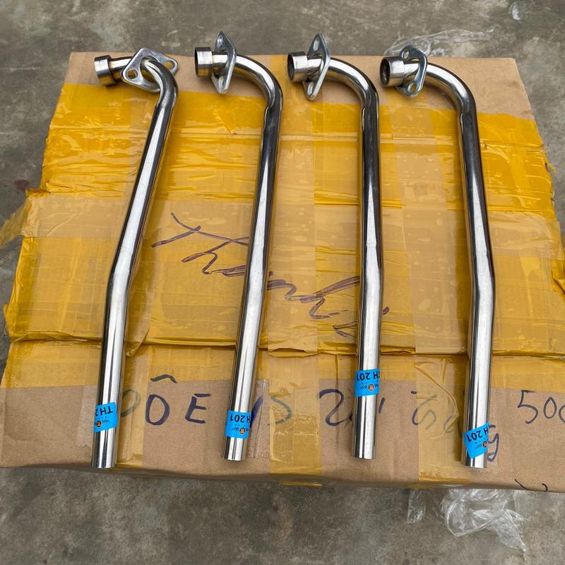 Cổ Bô inox Size Zin ( Đường Kính 22 ) Lắp Wave 110 Size Nhỏ Lắp Bô 2543 Chế Cổ Wave 110