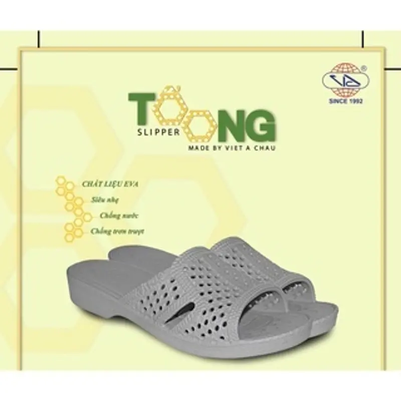 Dép tổ ong nam E197M VAC size 39-43 nhựa EVA nguyên khối cao cấp mềm nhẹ êm chân bền bỉ 4