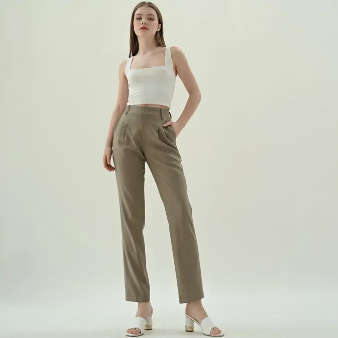Gio Basic Pants 910 - Celana bahan wanita - Celana wanita