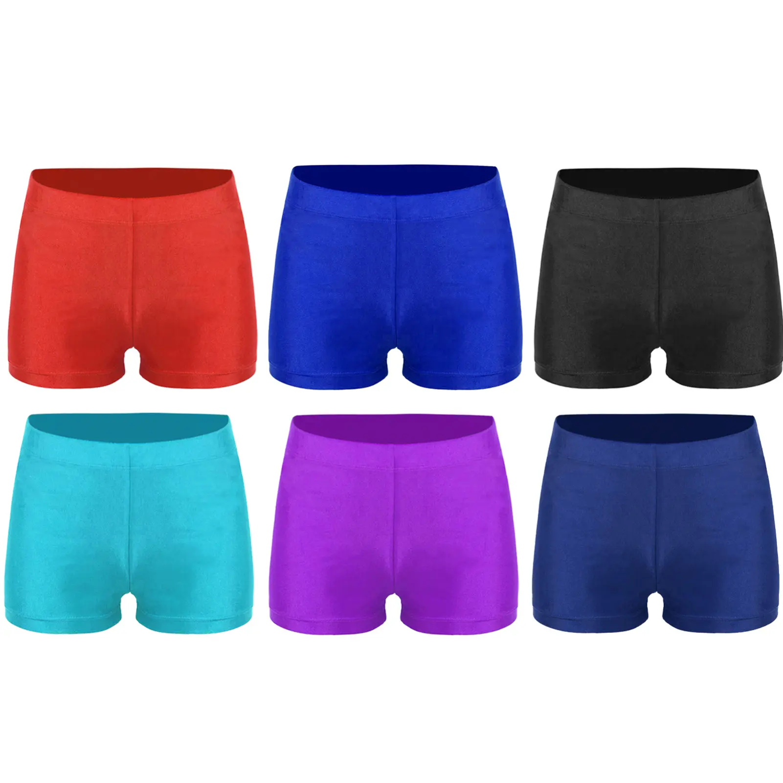 Lejafay Kids Girls Dance Shorts Athletic Booty Shorts Training Gymnastics Ballet Bottoms Yoga Short Leggings Trunks