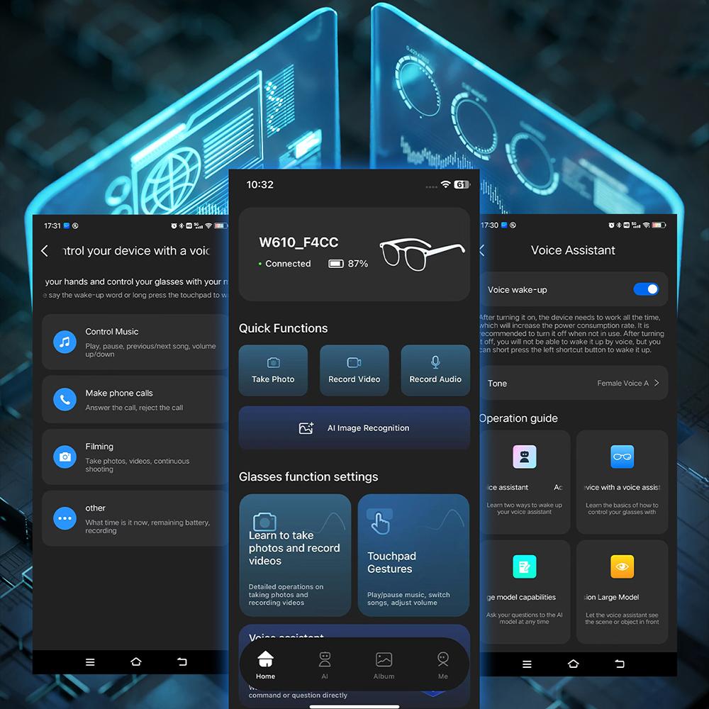 2026 New 800W AI Camera Smart Glasses Color-Changing Men Translation Glasses Waterproof Call Photo Video Recording Sunglasses