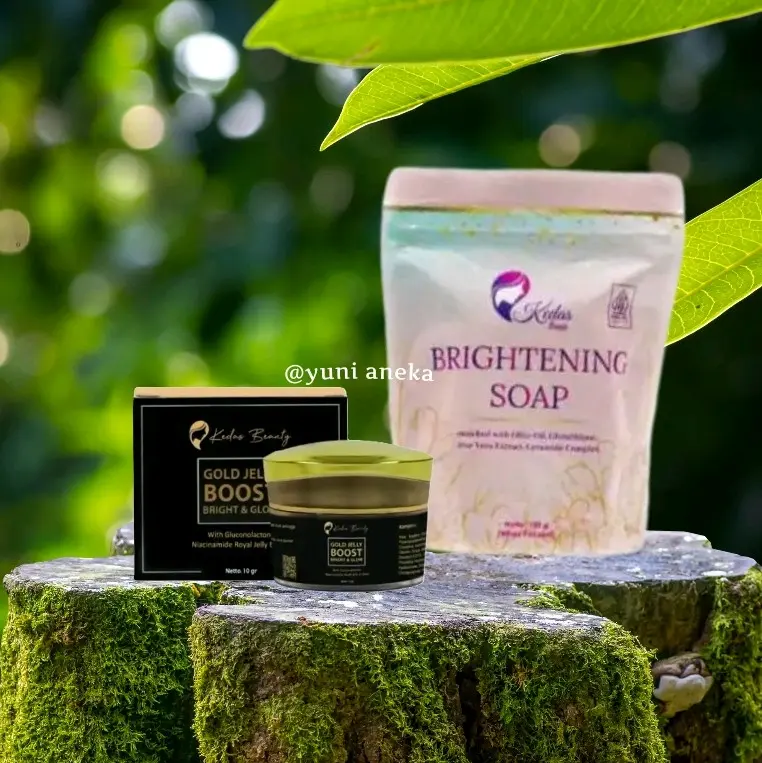 Paket glowing Gold jelly dan Sabun kedas beauty