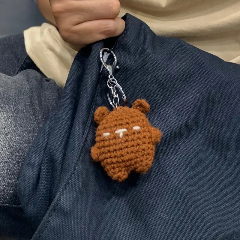 Bear crochet keychain / Gantungan kunci beruang rajut Couple 6
