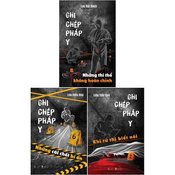Combo Sách Ghi Chép Pháp Y - Trọn Bộ 3 Tập + Tặng Bookmark