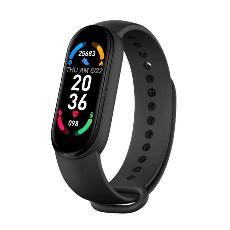 Product Introduction of New M6 smart bracelet exercise pedometer to measure heart rate and blood pressure electronic waterproof couple male and female students multi-function table 3
