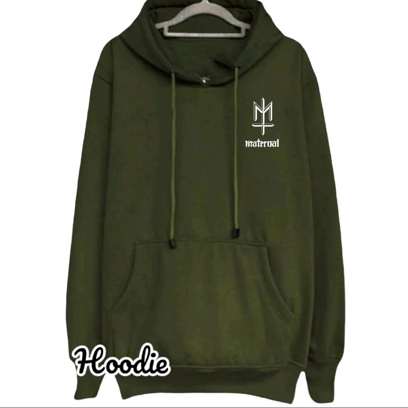 jaket sweater jumbo logo maternal hoodie pria wanita size 2xl 3xl 4xl 5xl  jumper hoodie Distro army 2xl