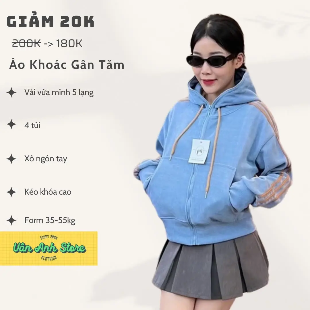 Áo Khoác Nữ Gân Tăm Không Xù Sọc Tay Form Lửng, áo khoác hottrend xỏ ngón kéo khoá cao 2 túi trong form 38-65kg mặc đẹp vải mịn mát dễ thương basic women áo khoác hoodie Jacket Top Có Túi