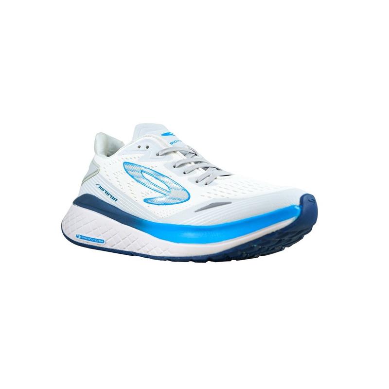 910 Nineten Aurorun Sepatu Lari - PUTIH/NAVY/BIRU 1