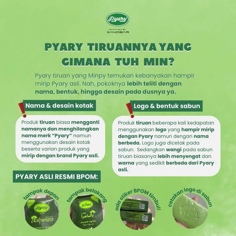 [ORIGINAL] NALPAMARA Sabun Arab PYARY Nalpamara Soap Original BPOM Distributor Resmi Pyary 2
