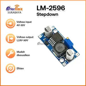 DC-DC LM2596 4.0 ~ 40 Modul Regulator Voltase Converter Step Down 1.3-37v [BISA COD]