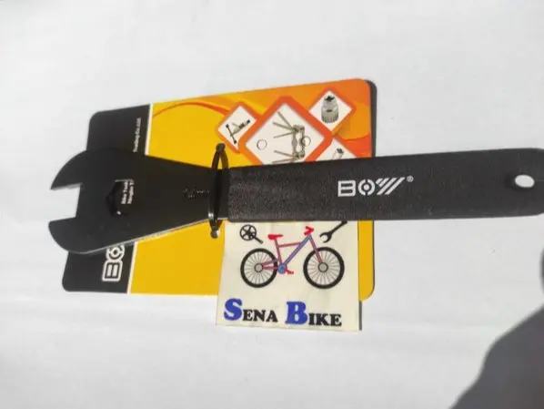 BOY - Kunci Pedal Sepeda/ Kunci Pas Pedal/ Kunci Kones 13/ 14/ 15/ 17/ 18/ 19 - Kunci untuk Pasang Pedal Sepeda/ Bike Pedal Spanner 0