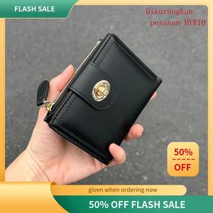 Dompet , Gaya Jepun, Reka Bentuk Pendek Mudah, Bahan PU, Penutupan Zip, Pelbagai Fungsi, Sesuai untuk ID, Dompet Syiling Fesyen, Borong, Beg Silang Wallets Selempang crossbody  bag kalsom Korean Fashion Sling Bag Mini Pouch Shoulder Bag Beg Tangan W Korea