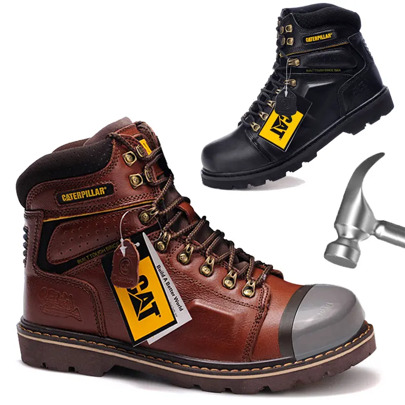 Giày Bảo Hộ Lao Động, Caterpillar, Dành Cho Nam, Mũi Thép, Làm Bằng Da, Cỡ 38-47