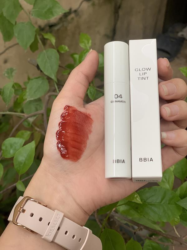Son Tint Bóng Bbia Glow Lip Tint 3.2g full màu 004 (đỏ gạch)