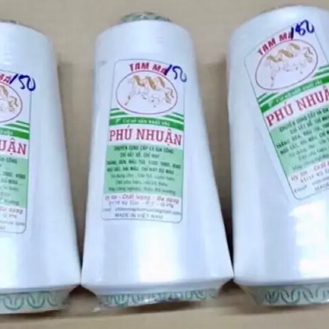 ￼Chỉ vắt sổ loại tốt - chỉ tơ vắt sổ cỡ sợi 150 ống 250g 5