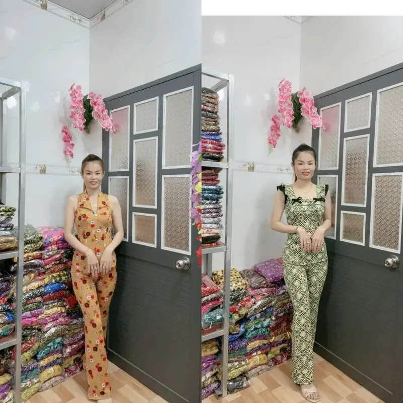Bộ kiểu aty tơ quần dài ống bass /40/63 ký