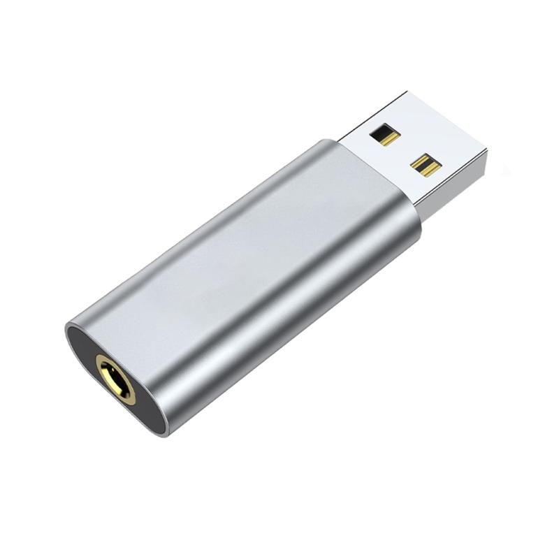 Bộ Chuyển Đổi Âm Thanh 3.5Mm Bộ Chuyển Đổi Tai Nghe USB A Sang Aux-TRRS 2 Trong 1 Giắc Cắm Âm Thanh Nổi Micro Thích Hợp Cho Máy Tính Xách Tay Và Máy Tính Để Bàn