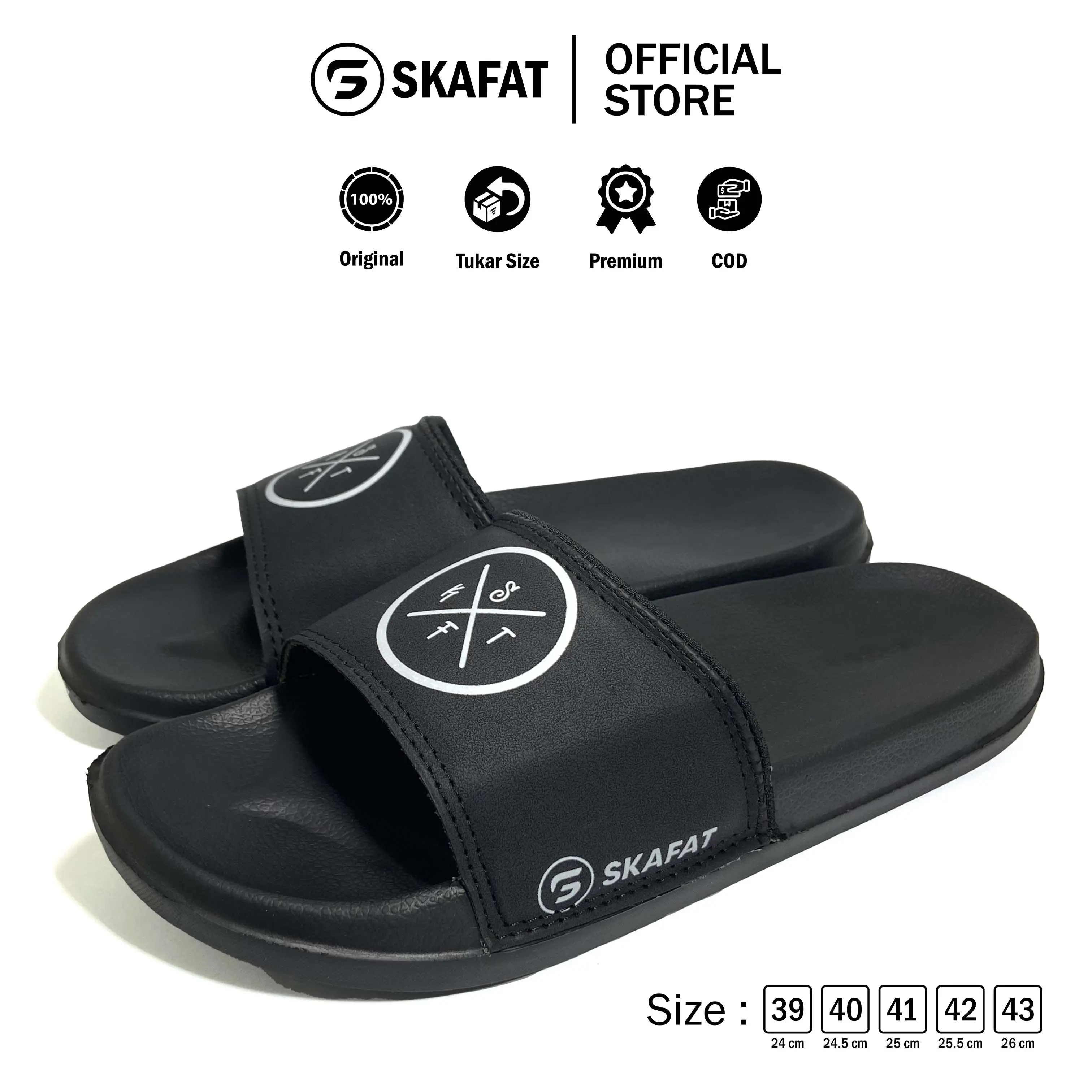 SKAFAT PROMO Sale Sandal Slop Pria Kekinian Style Terbaru Sandal Slide Pria wanita Sandal Casual Sandal Terbaru Sandal