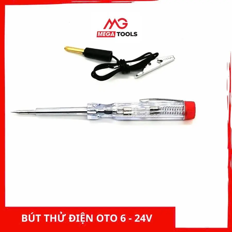 Bút thử điện 12V 24V - Bút thử điện chuyên dụng dành cho xe máy, ô tô tiện lợi