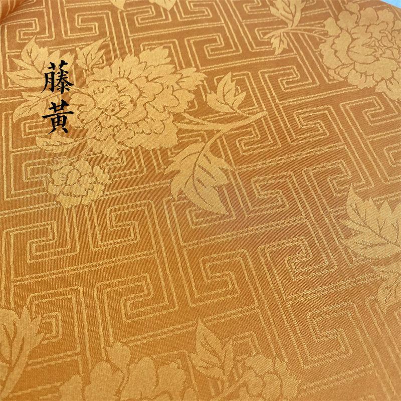 Vải Sườn Xám, Hoa Mẫu Đơn Họa Tiết Phong Cách Cổ Trang Hanfu, Vải Lụa Jacquard, Họa Tiết Tối Màu, Váy Mamian Triều Đại Song Và Ming, Áo Khoác Ngắn Beizi 3