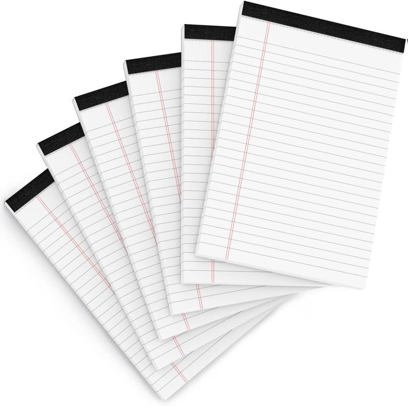 Legal Pads 5x8 Inch Writing Pads for Office Note Pads 5x8 for Work 80 ...