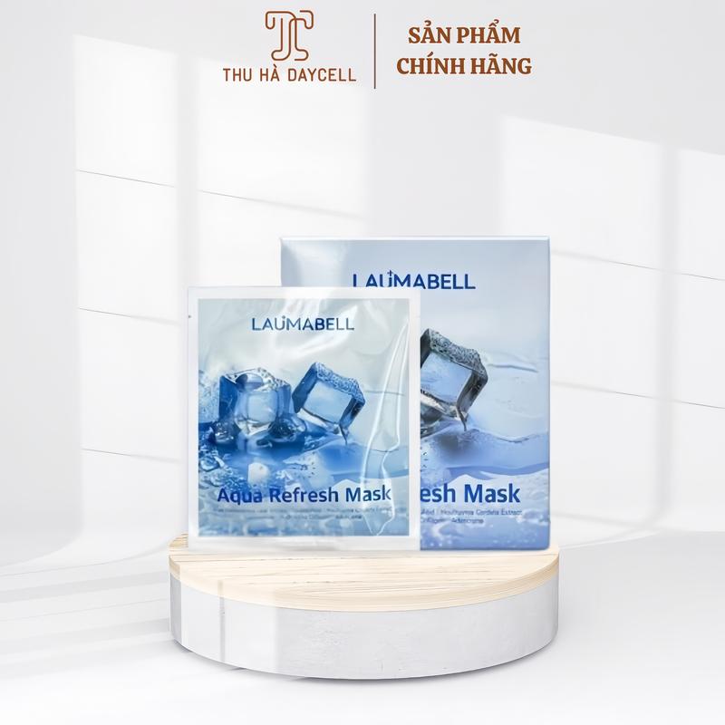 (Chính Hãng Daycell)  MẶT NẠ THẠCH COLLAGEN LAUMABELL AQUA REFRESH MASK Nữ Women Skincare Cosmetics 0