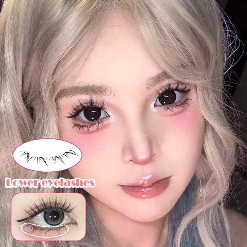 Product Introduction of Lông Mi Giả, 10 Hàng Dung Lượng, Lông Mi Dưới Giả, Cụm Đơn, Lười Biếng, Sợi Nhân Tạo Tự Nhiên, Phong Cách Manga, Chân Thực, Mỹ Phẩm 13