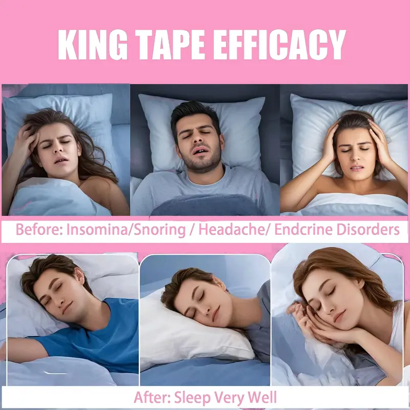 Breathable Mouth Tape Snoring Relief Sticker Sleep Patches, 30/60/90pcs Sleep Strips, Gentle on Skin Adhesive Tape, Sleep Accessories for Improving Sleep, Healthcare Trending Products, Sleep Aid Supplies, Sleep Aid, Sleep Breathing Patch 4