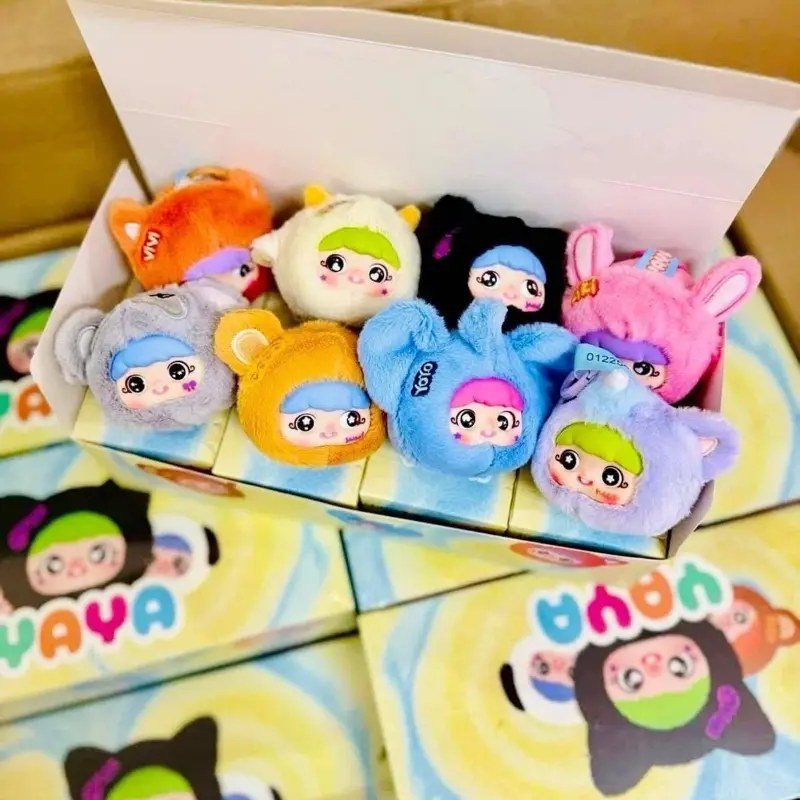 Hộp túi mù blinbox mini yaya , đồ chơi nhồi bông,cute dễ thương có móc khoá
