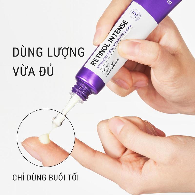 Product Introduction of [Quà tặng 1 kem mắt 3ml+ 1 real mask] Some By Mi Kem dưỡng mắt Retinol Intense Advanced Triple Action Eye Cream 30ml 1