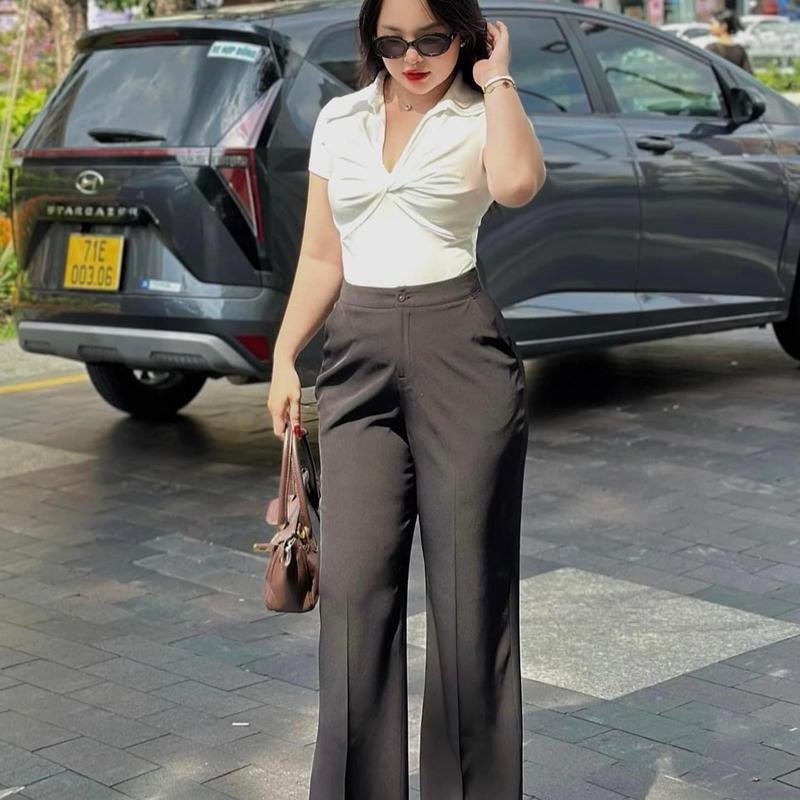 ÁO THUN XOẮN NGỰC , ÁO BIGSIZE TAY NGẮN CỔ V CHẤT TĂM LẠNH- ÁO CỔ BẺ SANG CHẢNH: 02 ( Full-size:40-90 kg ) Nữ Women Top Sơ Mi | BigBuy360 - bigbuy360.vn