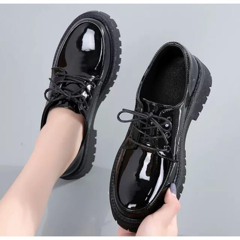 Pacxie Sepatu docmart wanita /sepatu wanita docmart basic/ sepatu loafers wanita terlaris bisa bayar ditempat 3