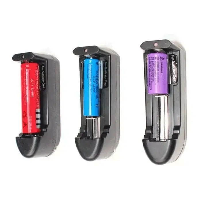 Charger baterai 1 Slot + Baterai 18650 3000Mah 1pcs 3