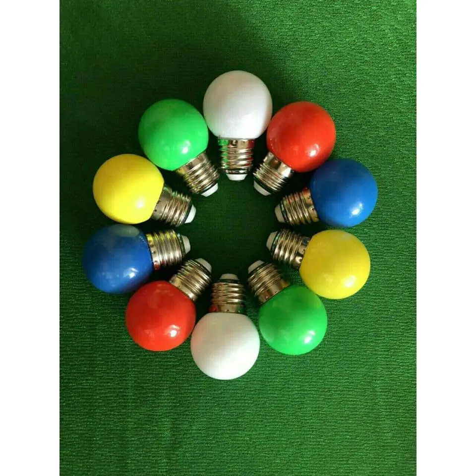 Bóng Đèn Led 3W Công Suất Đủ ,Hình Búp, Đèn Trang Trí. Chiếu Sáng Sân Vườn, Ánh Sáng Vàng,Trắng  - [10 bóng]