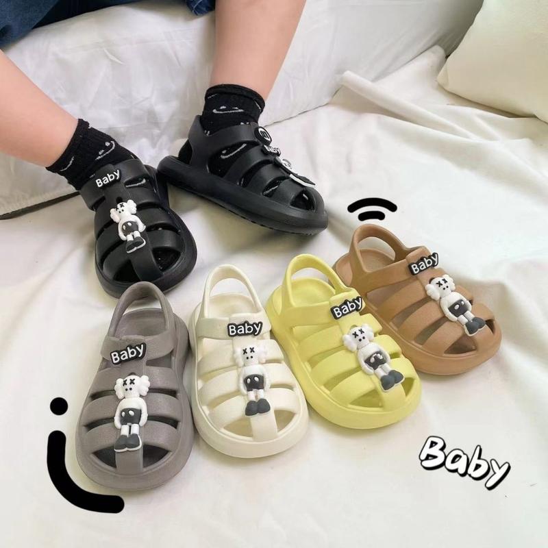 Sandal Cho Bé- Dép Sandal Rọ Họa Tiết Hoạt Hình Chất Liệu Nhựa Xốp Êm Mềm Siêu Nhẹ Thoáng Mát Cho Bé Trai Bé Gái SD43 Voi