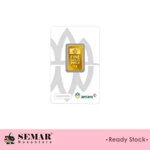 Logam Mulia Antam Press 5gr Emas Batangan Semar Nusantara
