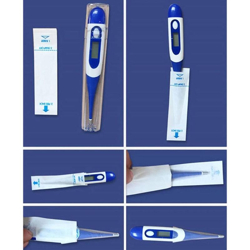 Product Introduction of T141pearinpear 100PCS High Quality Disposable Digital Probe Covers Convenient Hygienic Thermometer Probe Covers Thin Safe Protective Cover For Health Center 12