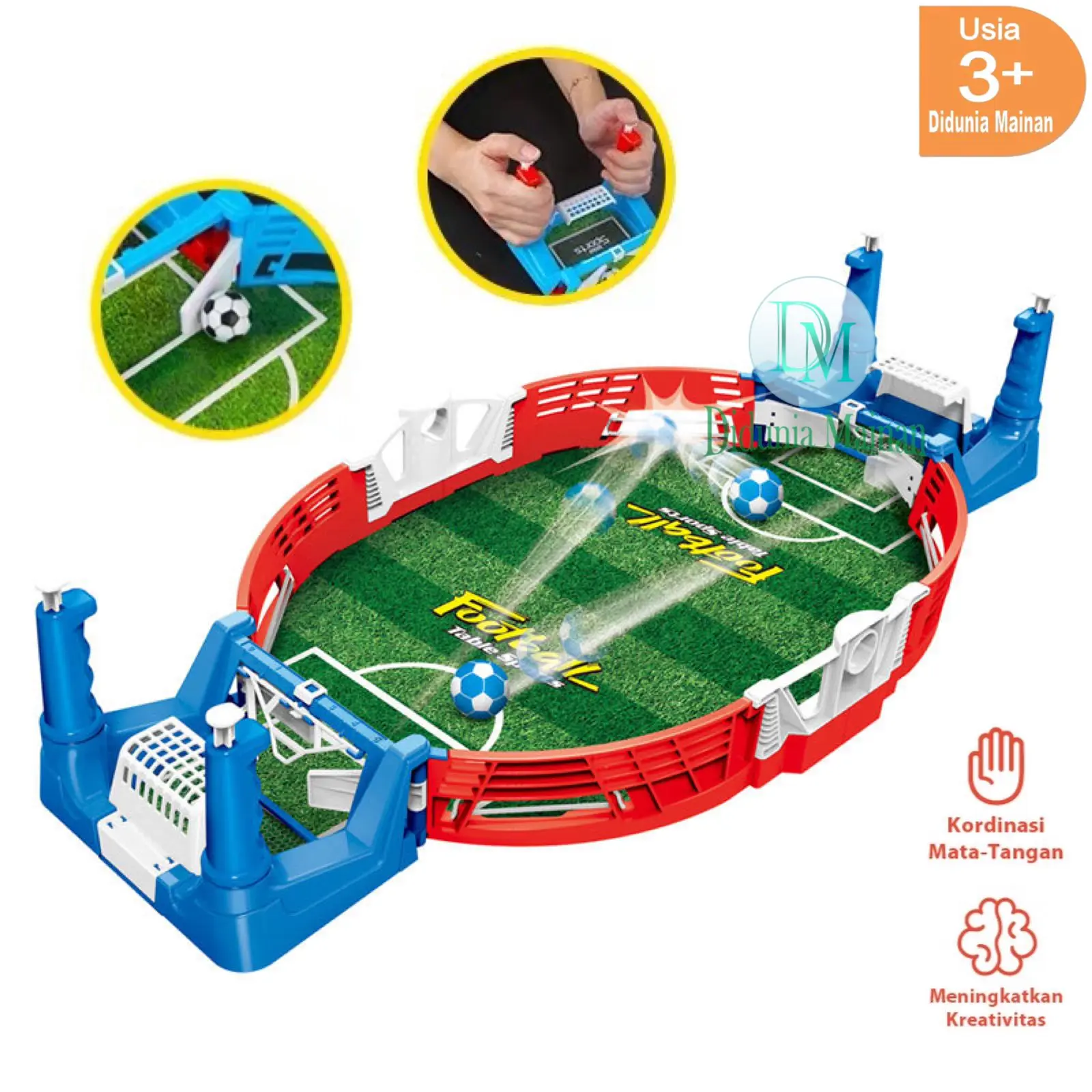 Mainan Edukatif Anak Cewek Cowok Permainan Duel Sepak Bola Toys Board Game Soccer Football World