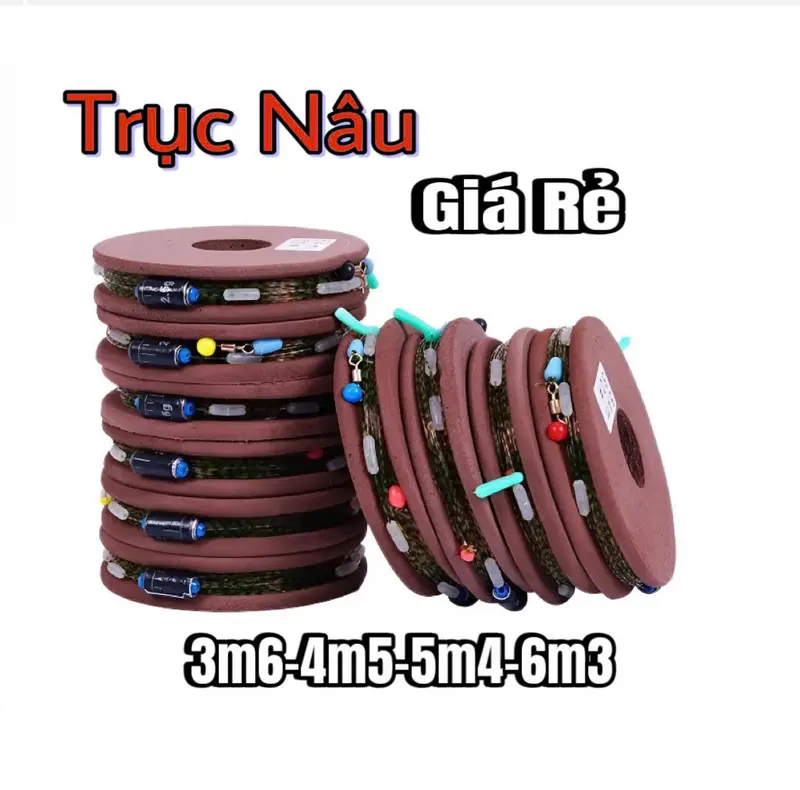 Dây trục câu đài buộc sẵn, Cước câu cá tàng hình, Dài 3.6m đến 6.3m câu Rô, Diếc, Chép - Bắt Cá, Fishing Bắt Cá Fishing Đi Câu Fish Bắt Cá Nữ dây  câu tải lure 0
