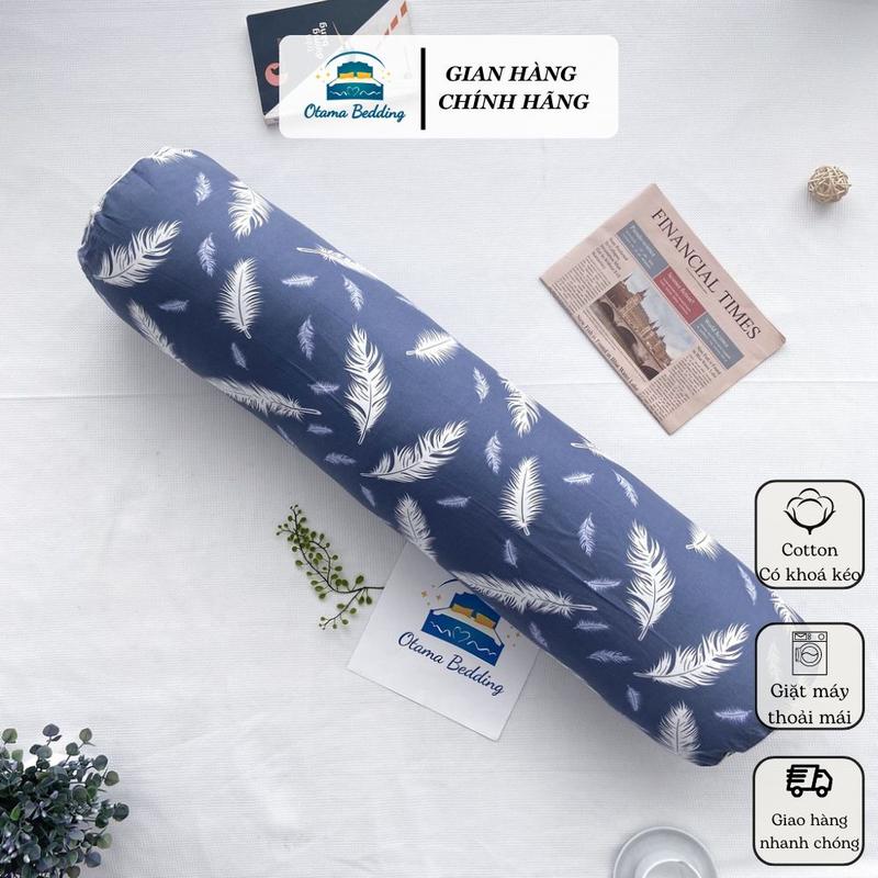 Gối ôm dài cotton siêu mềm cao cấp hình dễ thương kèm áo gối ôm có dây kéo tiện lợi - Otama Bedding