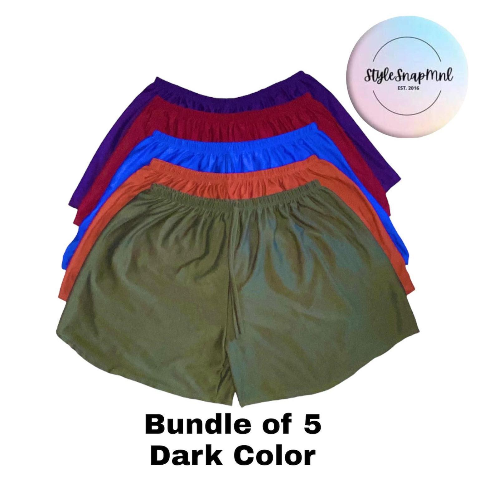 Pantaloncini Candy taglie forti in cotone e spandex (2XL e 3XL) Tessuto Abbigliamento femminile_voghion.com