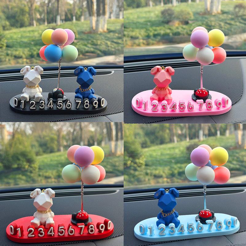Bảng Biển Số Đỗ Xe Tạm Thời Cho Ô Tô, Thiết Kế Hình Thỏ Họa Tiết Xu Hướng Mới, Thích Hợp Cho Ô Tô Di Động, Điện Thoại Di Động, Đồ Trang Trí Ô Tô, Đồ Trang Trí 1