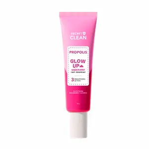 Secret Clean Propolis Glow Up Underarm Anti Perspirant 30gr | Deodorant Brightening Cream Halal Ketiak Selangkangan Bitam