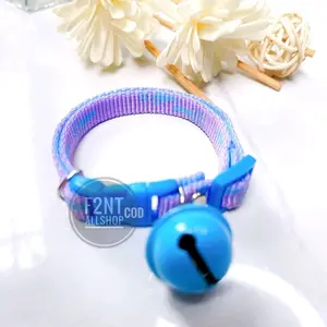 kalung kucing premium motif kaki lonceng 22mm ufo
