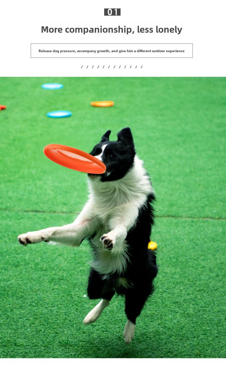 Product Introduction of Pet Training Frisbee, Durable Chew-Resistant Frisbee, Pet Toy Disc, Dog Training Disc, Floating Throwing Toy 7